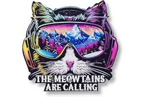 devembr Snowboard Stomp Pad for Cat Lovers, Cool Stomp Pads Snowboarding with 3D Bumps Design, PVC Material