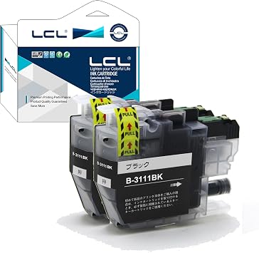 Amazon Lcl 2パック ブラック Brother用 ブラザー用 Lc3111 Lc3111bk 互換インクカートリッジ 対応機種 Dcp J978n W Dcp Dcp J9n W Dcp J9n B Dcp J5n Mfc J903n Dcp J978n B Dcp J978n W Dcp J973n Dcp J972n Dcp J577n Dcp J572n Mfc J8n Mfc J3n