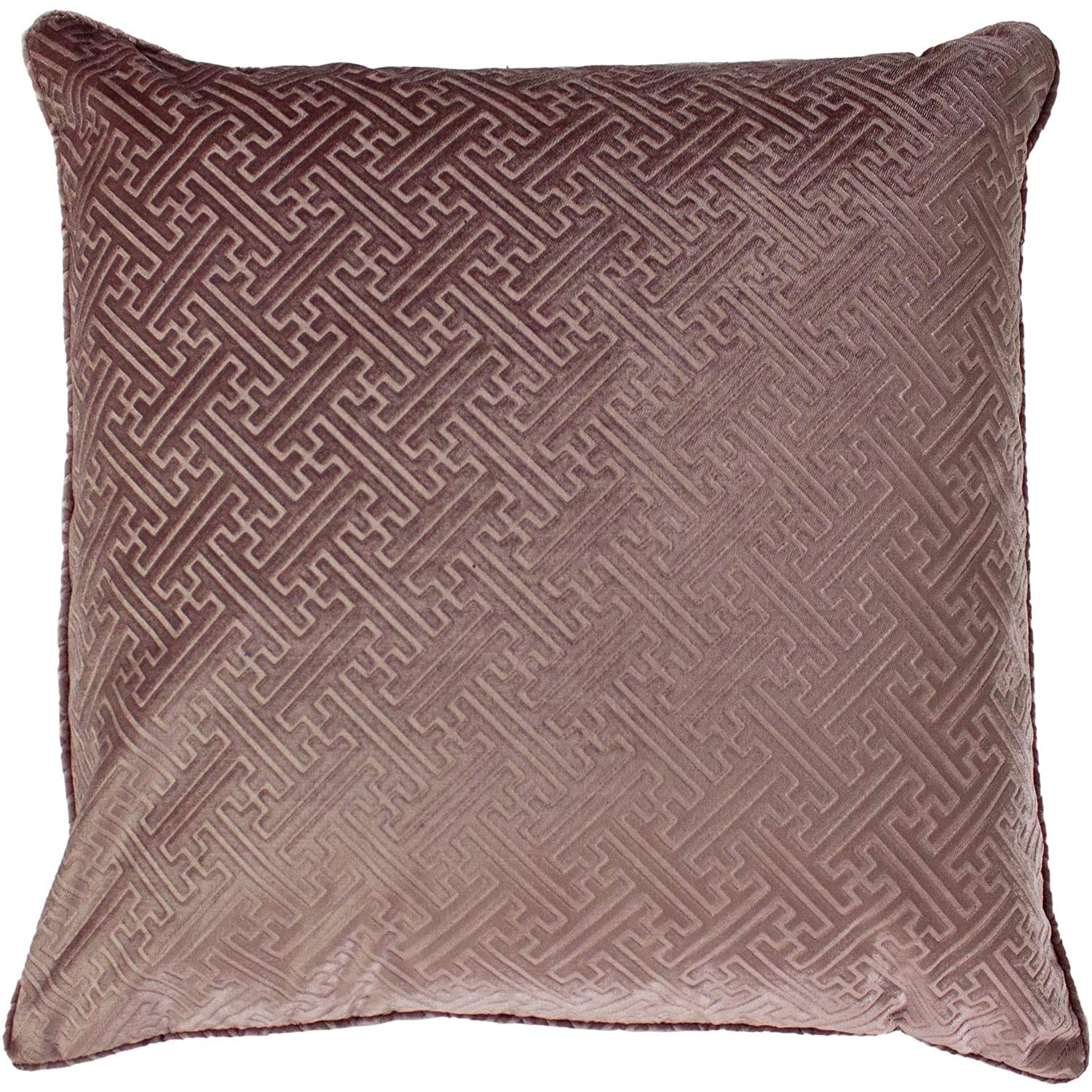 Paoletti Florence Cushion Cover, Blush, 55 x 55cm