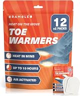 Bramble Adhesive Toe Warmers 12 Pairs 24 Pieces Ultra-Thin Air-Activated