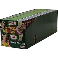 Star: "Il Mio Dado Funghi Porcini" Bouillon Cubes, Porcini Mushroom 10-Cubes Boxes, 10g Each Cube Pack of 48 - Full box…