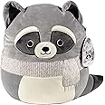 Squishmallows Original 12-Inch Rocky The Raccoon - Official Jazwares Plush - Collectible Soft & Squishy Raccoon Stuffed Animal Toy - Add to Your Squad - Gift for Kids, Girls & Boys