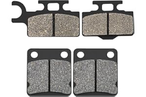 Front & Rear Brake Pads Compatible with KAWASAKI KX 65 KX65 2000 2001 2002 2003 2004 2005 2006 2007 2008 2009 2010 2011 2012 