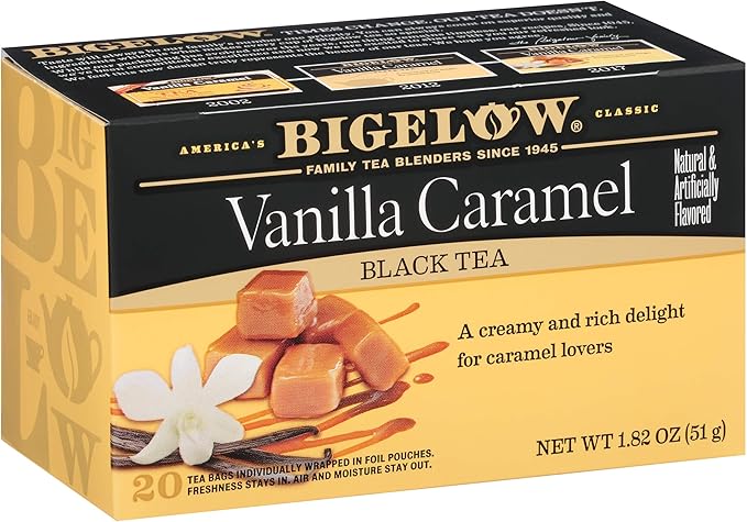 Bigelow Vanilla Caramel Tee 6 X 20 Tasche Amazon De Elektronik