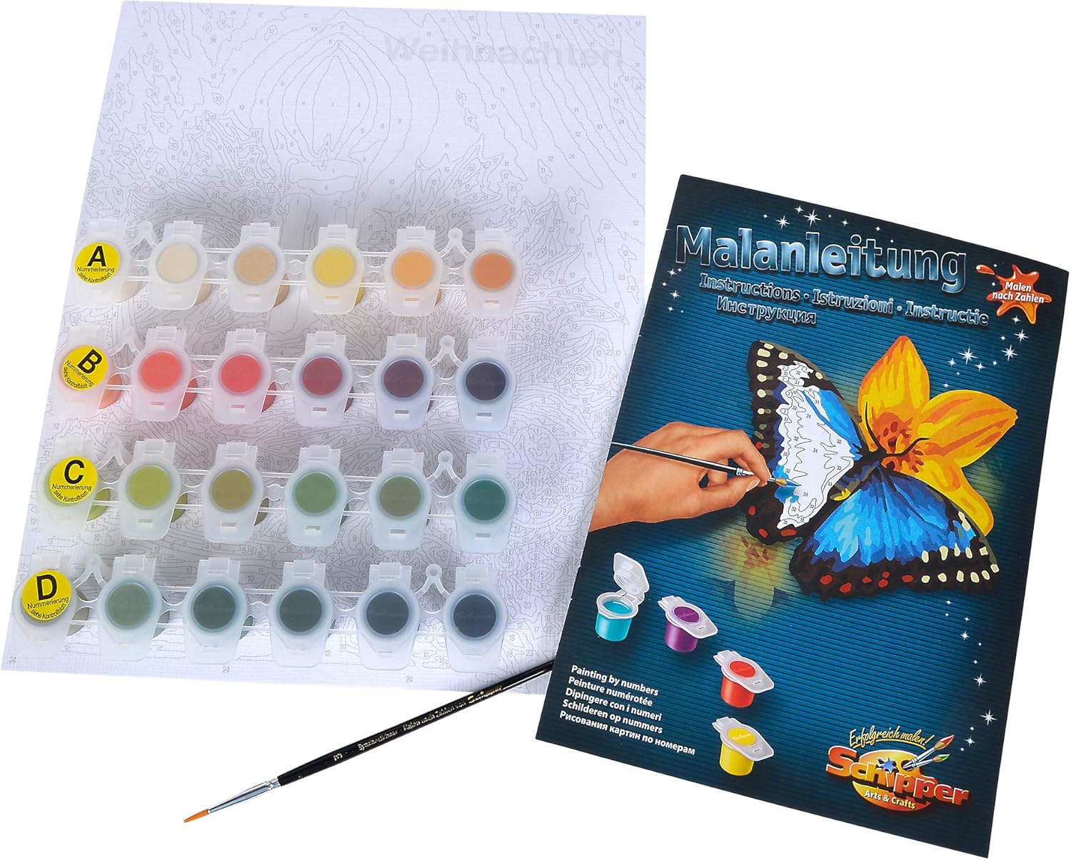 Schipper 609240827 Painting by Numbers Christmas Pictures for Adults