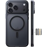 TORRAS Stronger Magnetic &amp; Shockproof for iPhone 18 Pro Max Case Slim Black | Fit for MagSafe, Military Grade Drop Protection, Camera Control, DIY Buttons, Comfortable Secure Grip, Translucent Matte