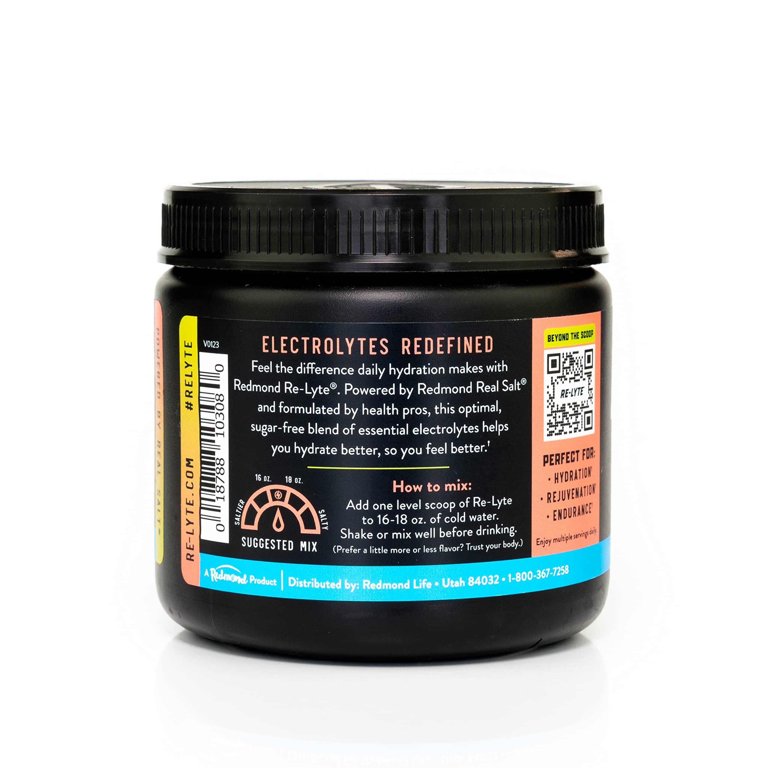 REDMOND Re-Lyte Hydration Electrolyte Powder Mix (Watermelon Lime)