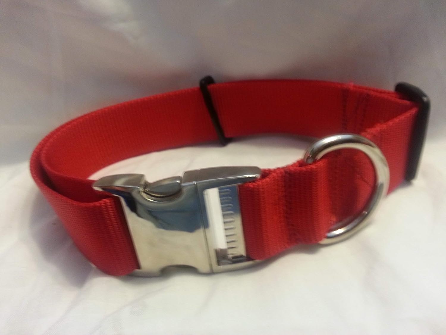 Heavy Adjustable Dog Collar Metal Hardware Handmade