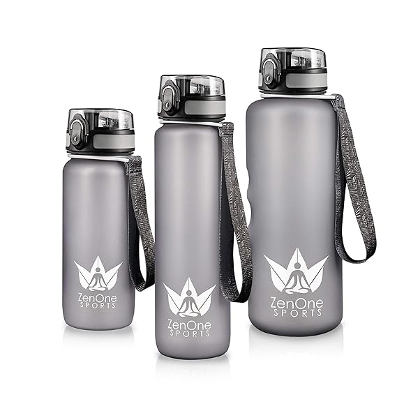ZenOne Sports Trinkflasche Sport ZenBottle I Auslaufsichere Wasserflasche aus Tritan I Sport-Flasche mit Fruchteinsatz BPA-Fr