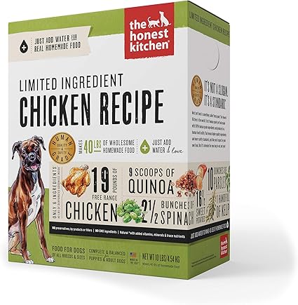 The Honest Kitchen Limited Ingredient Dehydrated Grain Free