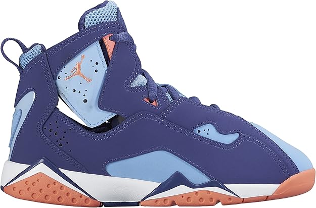 Amazon.com | Nike Girls Jordan True Flight(PS) Dark Purple Dust/Atomic Pink-Bluecap 11C | Sneakers