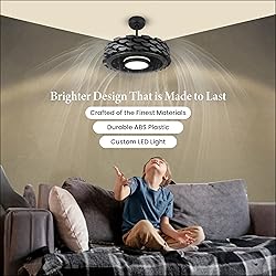 Todays Fans Bladeless Ceiling Fan with Lights