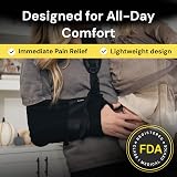 BraceUP Arm Sling Shoulder Injury Universal Fit Adjustable Padded Straps view 3