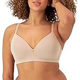 Maidenform Women's Wireless Bra, Everyday Luxe T-Shirt Wireless Bras for Women, Convertible Straps, Smoothing