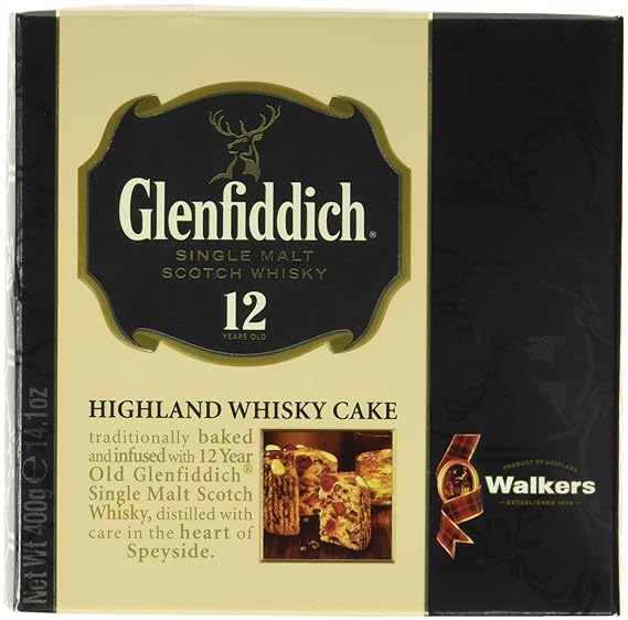 Walkers Shortbread Glenfiddich Whisky Cake 400g, 1er Pack (1 x 400 g)