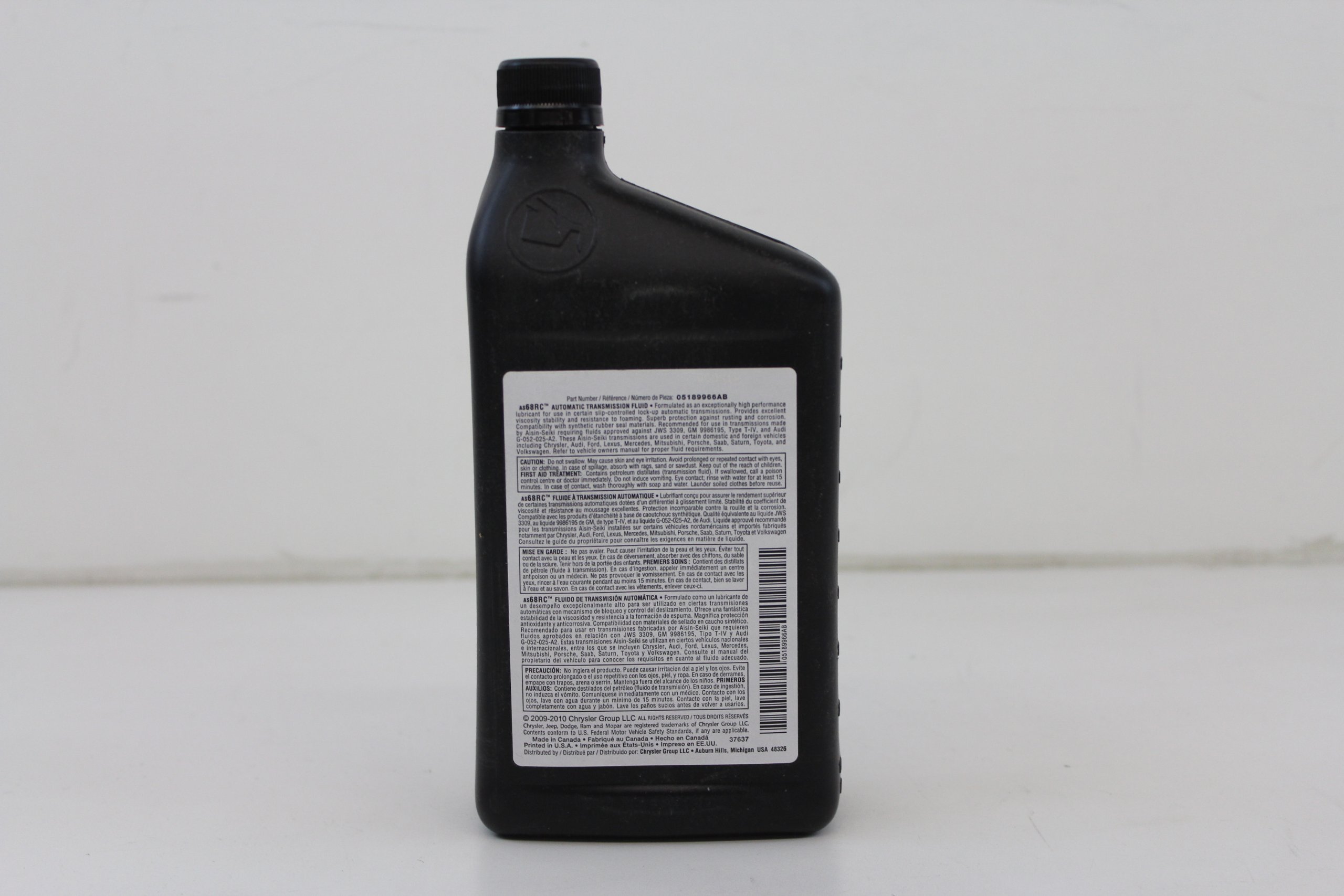 Genuine Mopar Fluid 5189966AB AS68RC Automatic Transmission Fluid 1
