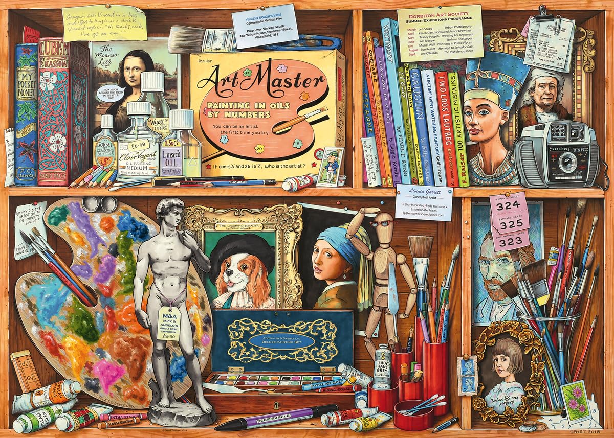 Wonder Forge The Artist's Cabinet 1000 Piece Jigsaw