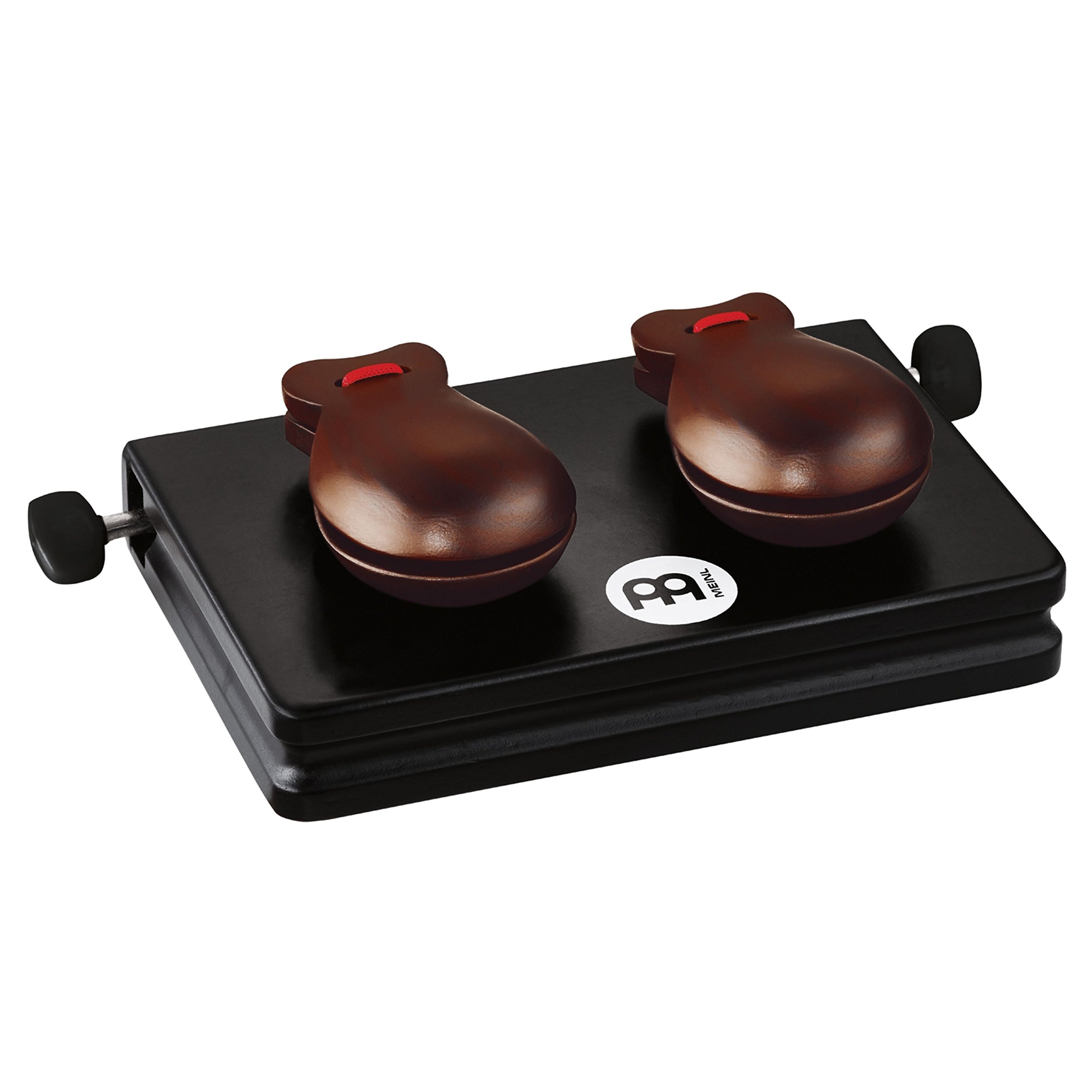 Meinl Percussion Castanet Machine Instrument - Castanet Machine with Two Castanets - Separately Adjustable - Musical Instrument - Indian Rosewood, Mulitcoloured (CM2)