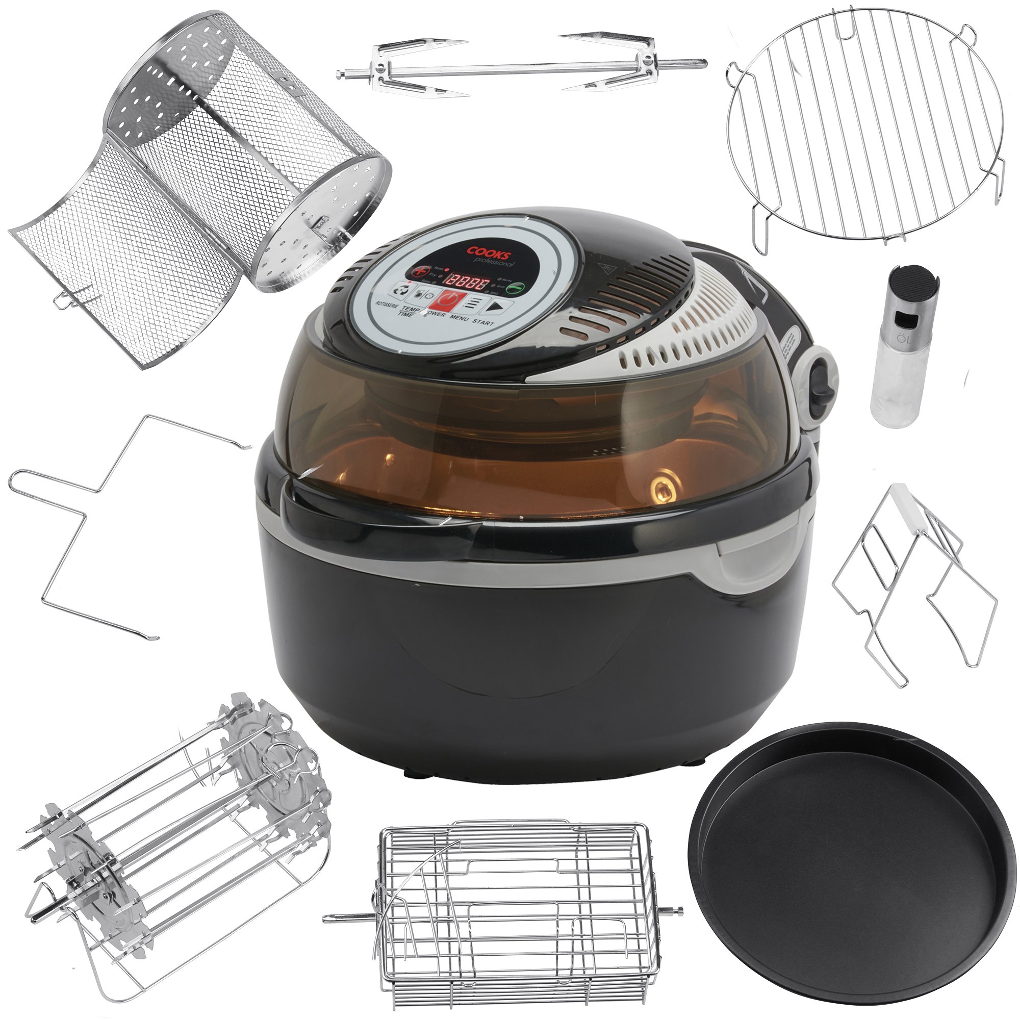 Fryer Kitchen, Dining & Bar Supplies Infrared Halogen Multi cooker oil