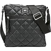 DKNY womens Lyla Quilted Crossbody Bag