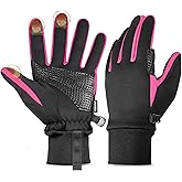 Sukeen Winter Warm Gloves Men Women, Touchscreen Anti-Slip Winter Gloves for Men Cycling Running Hiking Driving Biking