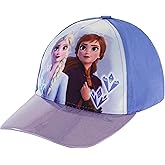 Disney Girls Baseball Cap, Frozen Elsa & Anna Adjustable Toddler 2-4 Or Girl Hats for Kids Ages 4-7