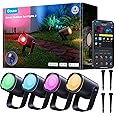 Govee Outdoor Spot Lights 2, IP67 Waterproof Spotlights, Landscape Lights Work with Matter, Alexa, and Google Assistant, RGBW