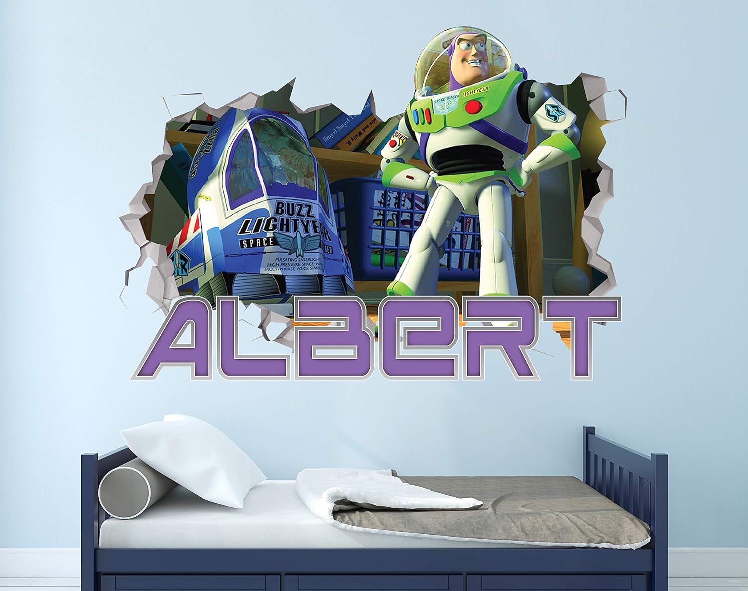 Dekoration Personalised Any Name Toy Story Wall Decal 3D Art Stickers
