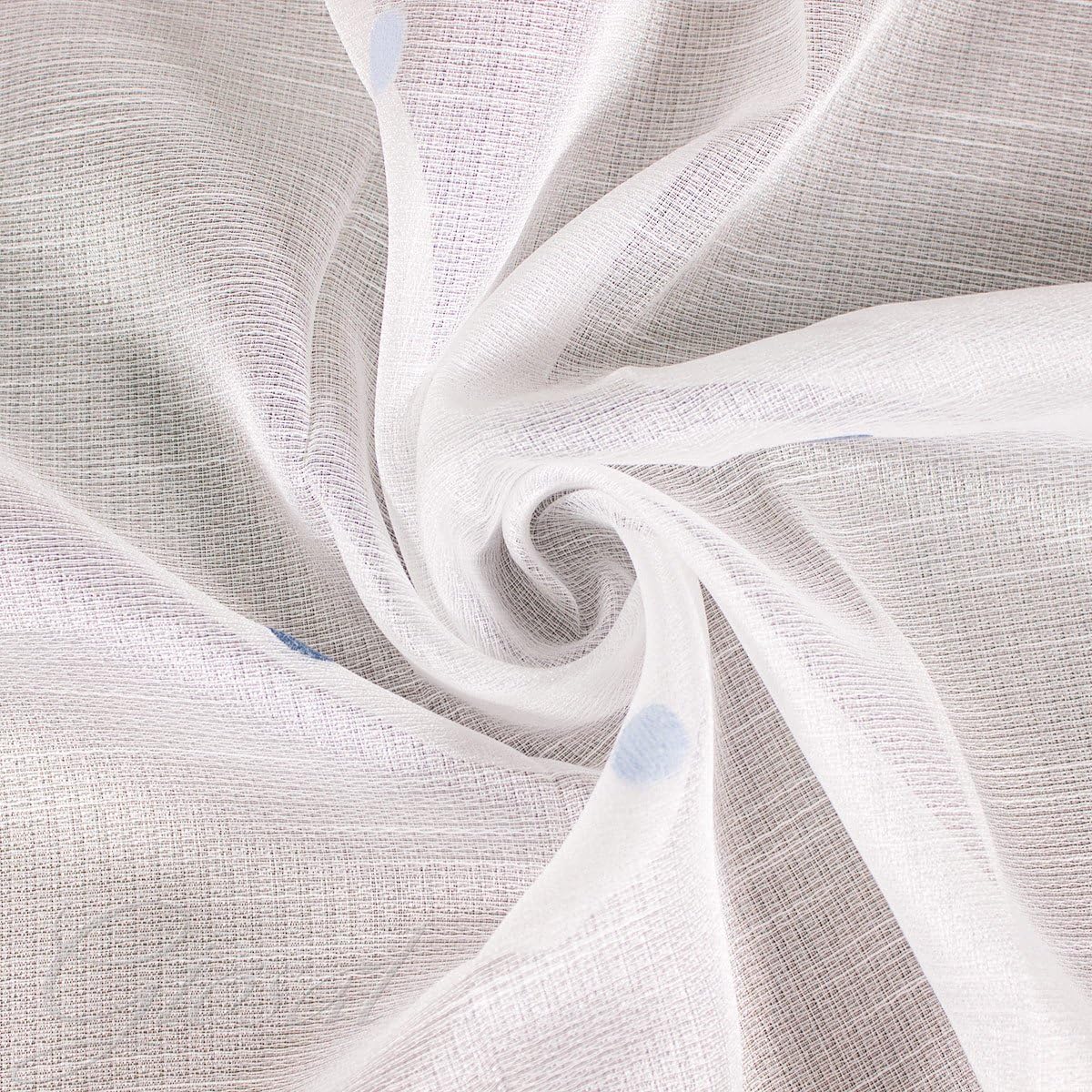 Fabric per metre FOR FURNITURE Curtains Curtain Various Colours Dots giosal texdodo-blu-350 X 305 CM