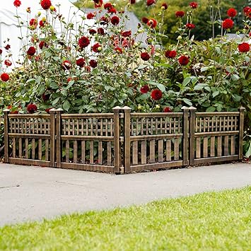 Gärtner Pötschke Gartenzaun Hofgarten, 4er-Set