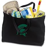 Broad Bay JUMBO Michigan State Tote Bag or Large Canvas Michigan State University Shopping Bag
