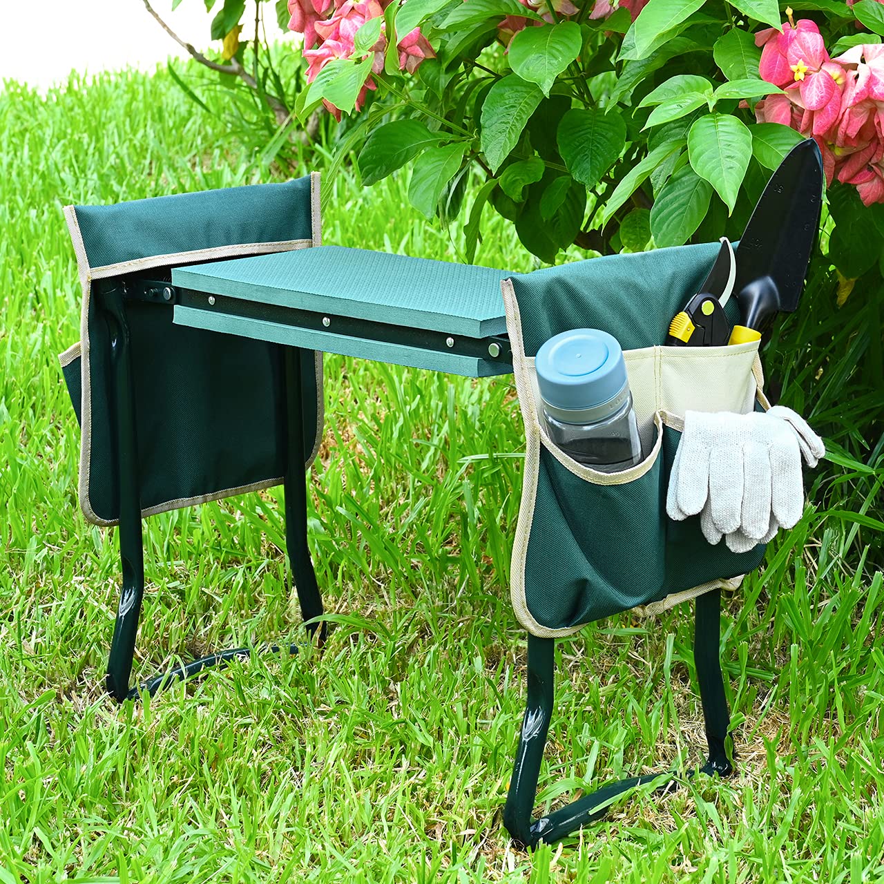 Vevor The Folding Garden Kneeler And Seat Gardening Supplies Foldable  Garden Kneeler Seat Extra Wide With, image size:1280x1280