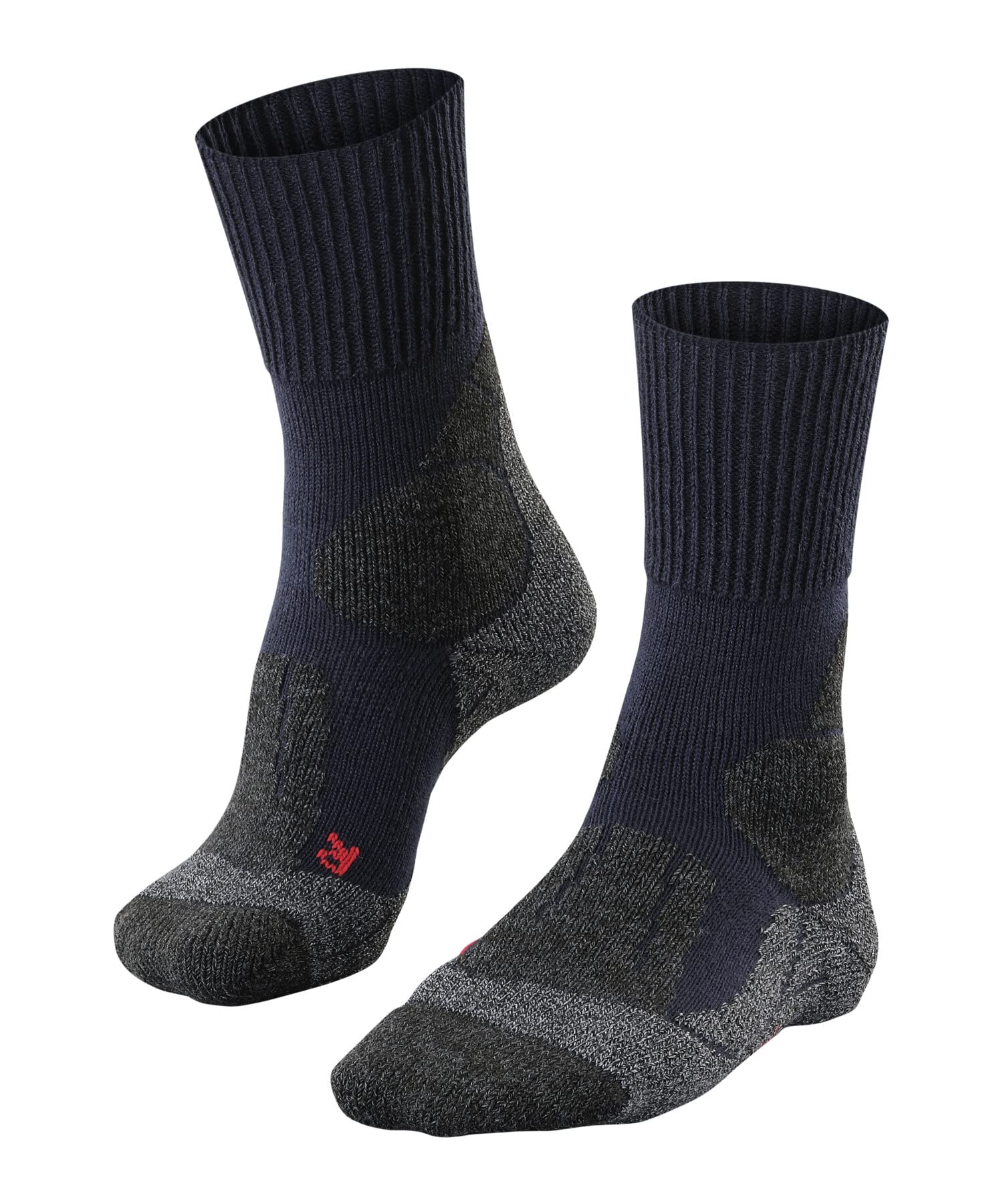 FALKE Women's TK1 Adventure W So Wool Thick Anti-Blister 1 Pair Hiking Socks, Blue Marine 6120, 4-5