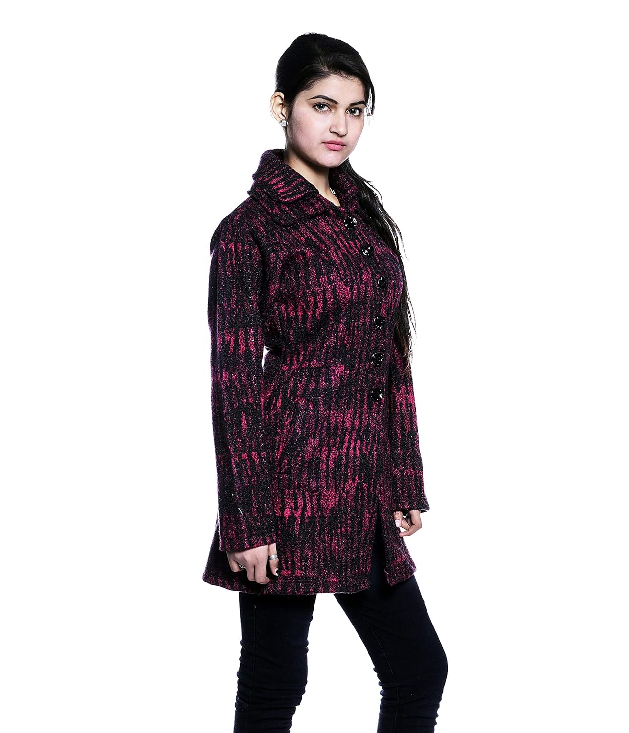 pilot full sleeve coat style woolen women cardigan