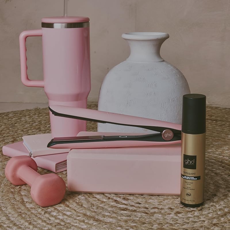 Gold Styler in Edizione Limitata Dusted Pink – con Custodia Termoresistente Coordinata – Styling professionale avanzato per capelli lisci e setosi con maggiore brillantezza – Adatta a tutti i tipi