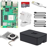 iRasptek Starter Kit for Raspberry Pi 5 8GB — 128GB Edition of OS-Bookworm Pre-Installed