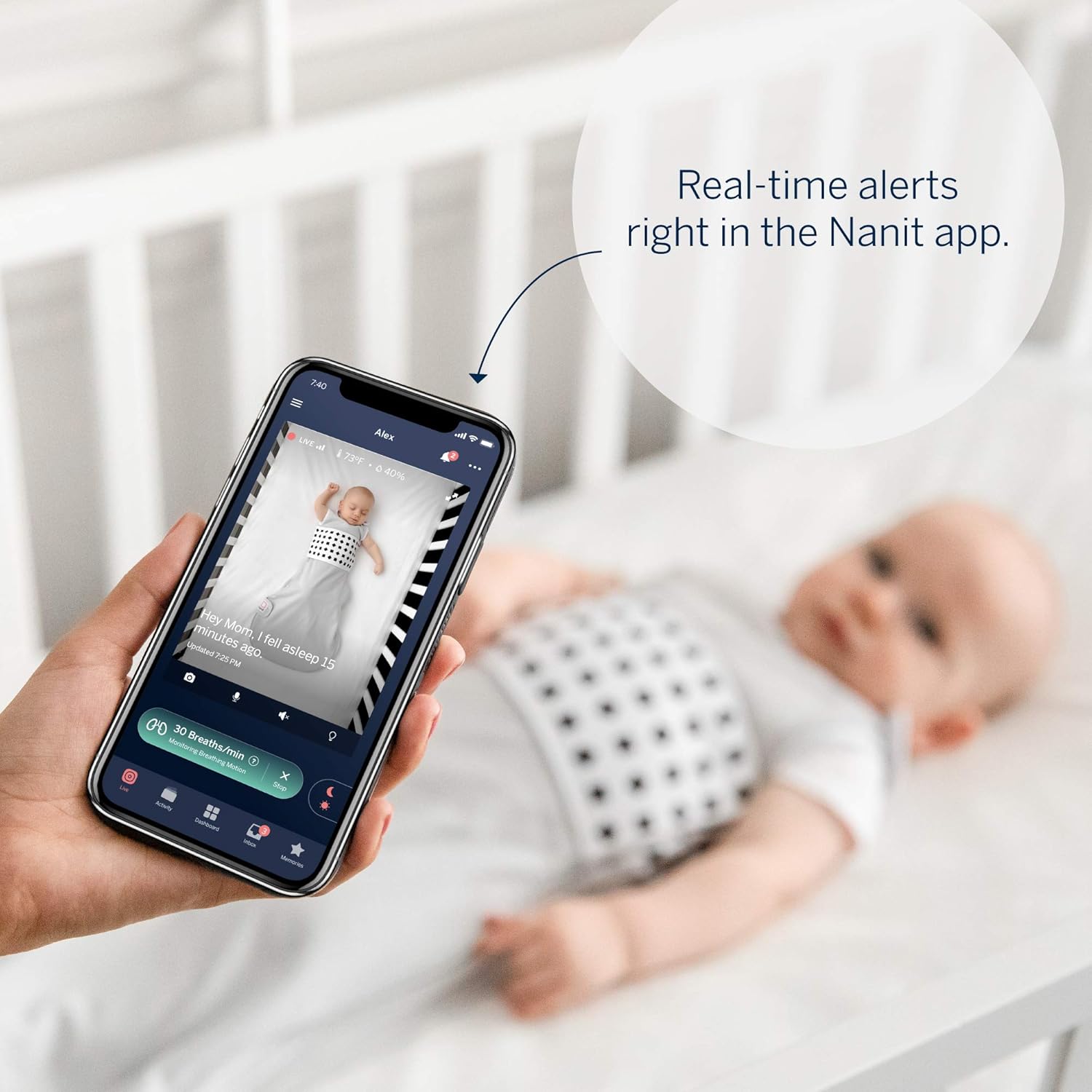 nanit breaths per minute