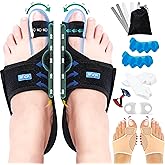 11pcs Bunion Corrector for Women & Men - Bunion Relief Kit with Toe Separators and Bunion Splints Hammer and Big Toe Separato