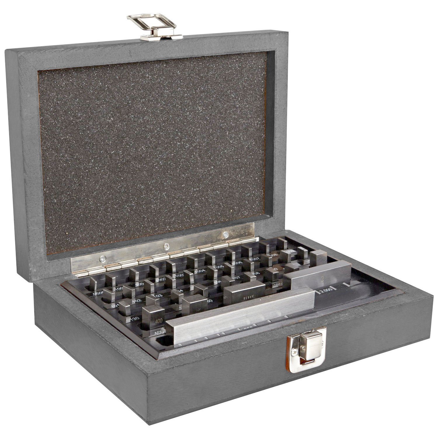 HFS 36 PCS GRADE B GAGE GAUGE BLOCK SET ; NIST TRACEABLE CERTIFICATE R