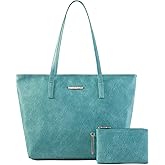 Montana West Tote Bags Vegan Leather Purses and Handbags for Women Top Handle Ladies Shoulder Bags
