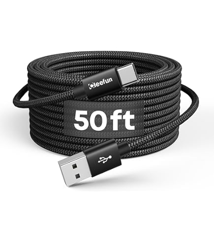 USB C To C Cable 50FT, 4K60HZ GEN2x2(Data Usb2.0),USB TYPE C Video Output From USB3.2/ USB4.0 (NOT 100% Fast Charging) & Sync For Xreal MacBook Pro - View #2