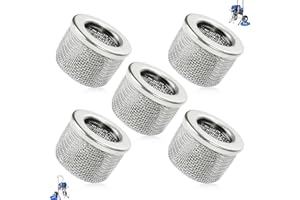 KUEDPEZ 181-072 1" NPT Thread Inlet Strainer, Hose Inlet Strainer Filter Compatible with Graco Part Numbers 181072, 189920, 15V573 and Models 795, 1095, 1595, 3900, 5900, 5000 Airless Paint Sprayers 2 Pack