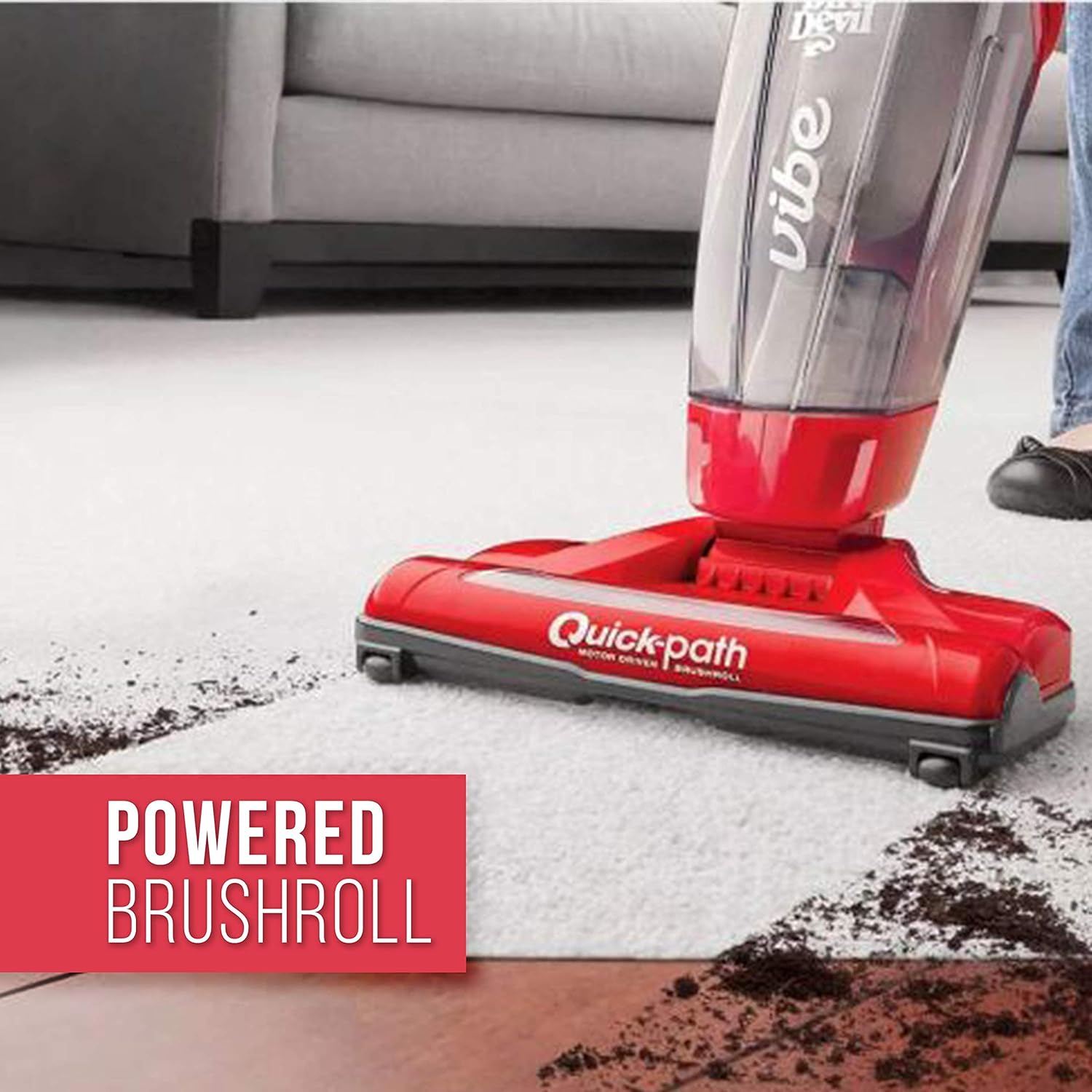 Dirt Devil Vibe 3in1 Vacuum Cleaner Red SD20020 Lightweight Corded