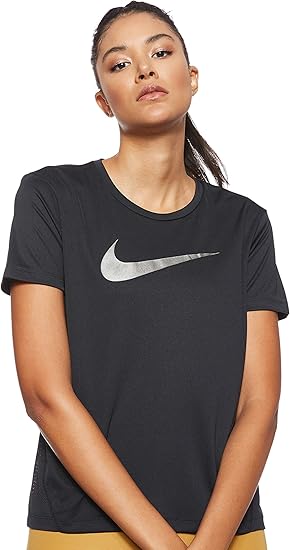 nike w nk miler top ss