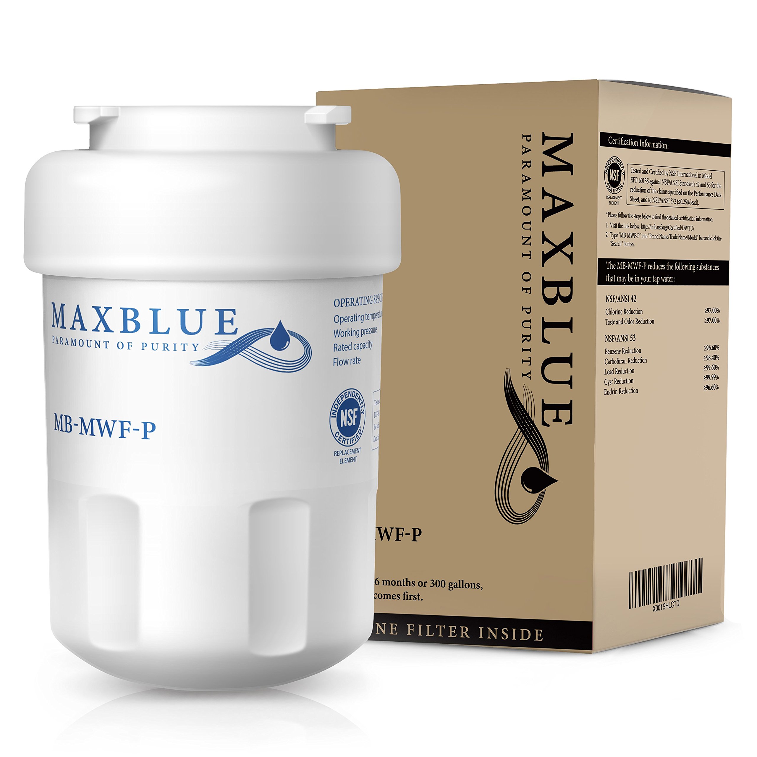 Refrigerator Water Filter Replacement for GE SmartWater MWFP MWFA GWF HDX FMG1 840814147627 eBay