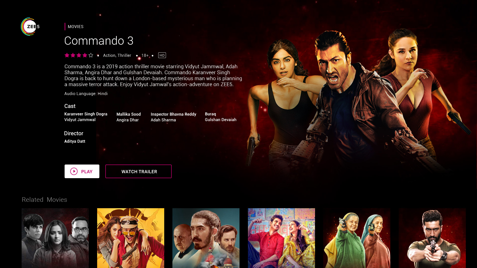 ZEE5 Movies, Shows, LIVE TV & Originals Appstore for