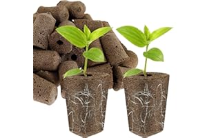 ZJRDYYK Plant Grow Sponges, 50 Pcs Seed Starter Sponge Pods, Replacement Grow Sponges Seed Pods for Hydroponic, Hydroponics G