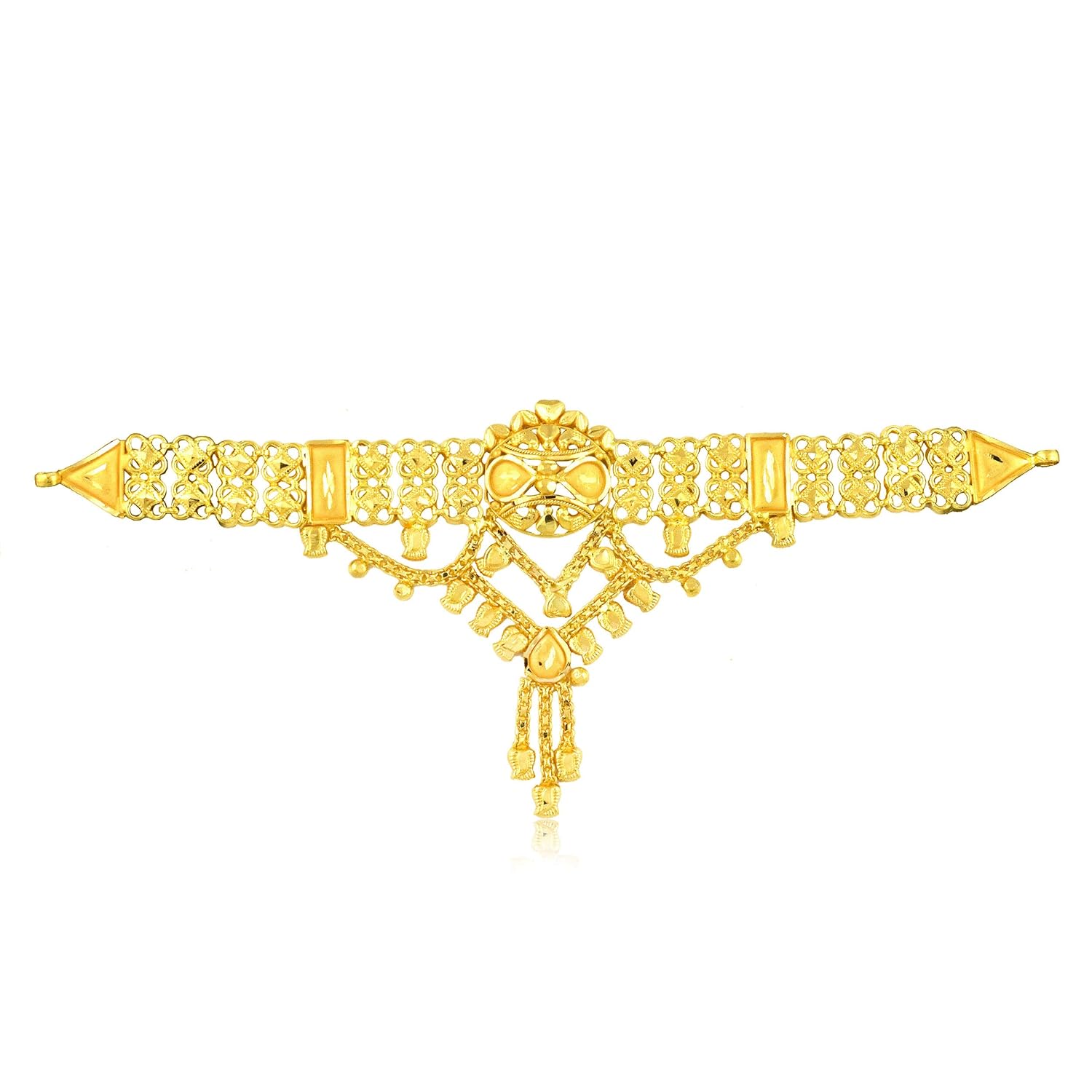 Buy Senco Gold 22k (916) Yellow Gold Choker Necklace for Women at Amazon.in