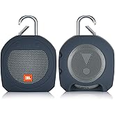 TXEsign Protective Silicone Stand Up Carrying Case for JBL Clip 3 Waterproof Portable Speaker(Blue)