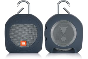 TXEsign Protective Silicone Stand Up Carrying Case for JBL Clip 3 Waterproof Portable Bluetooth Speaker(Blue)